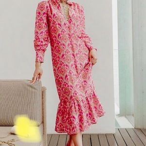 Zara Floral Printed Midi Dress